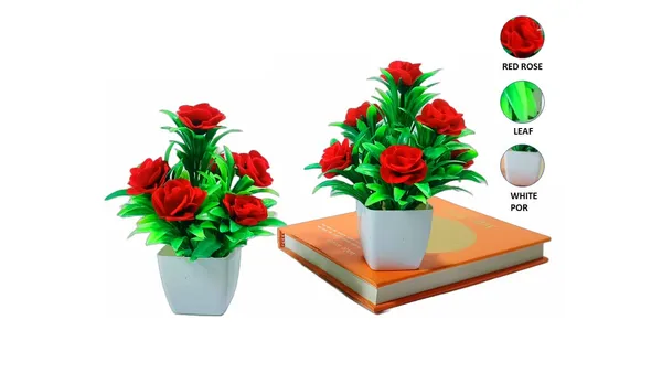 Red_Afq_Artificial_Khushi_Rose_For_Home/Office/Table/Bathroom/Greenery_Room/Computer_Table/Study_Room/_Decoration_Artificial_Plant_Flowers_&_Pot_With_(2_Piece)