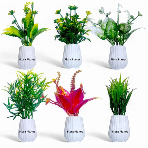 Multicolour_Artificial_Plants_For_Home_Decor_Set_Of_6_Faux_Floral_Elegance_For_Home_Decoration_Items_For_Living_Room_Wall_Decor_Items_Office_Spaces_Plastic_Flower_Pots