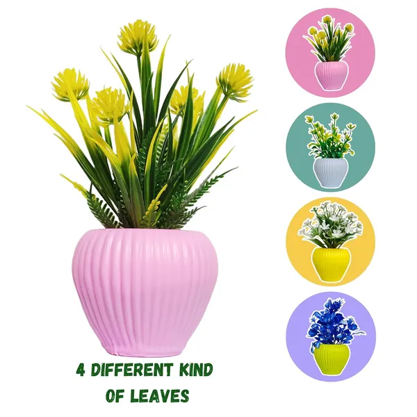Multicolour_Flora_Planet_Artificial_Plants_Pack_Of_4_Multi_Variety_Durable_Plastic_Ideal_For_Hassle-Free_Home_Decor_And_Wall_Decor_6_Cm_X_15_Cm_Perfect_Home_Decor_Items