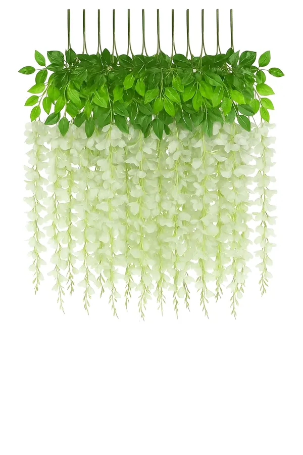 White_Flora_Planet_Artificial_Hanging_Wisteria_Flowers_Vine_Garland_For_Home_Balcony_Wedding_Decoration_Faux_Flowers_For_Wall_Decor_(24_Pcs)