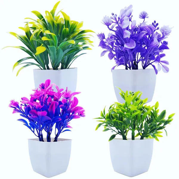 Multicolour_Flora_Planet(Set_Of_4)_Mini_Multicolour_Plants_With_Pots_Small_Greenery_Decor_For_Indoor_Spaces_Like_Home_Farmhouse_Bedroom_Office_Desk_Bathroom_And_Shelf_Aesthetics