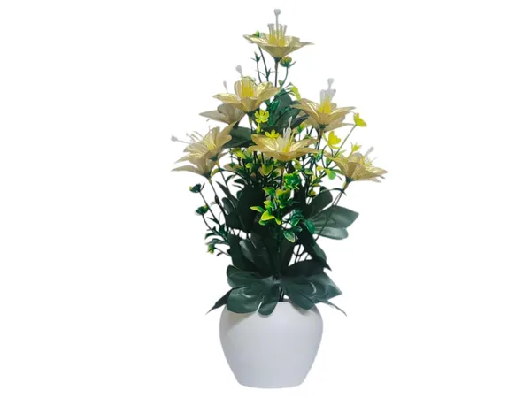 Gold_Plastic_Artificial_Plants_With_Pot_Home_Decoration_Items_For_Living_Room_30Cm_Show_Pieces_For_Home_Decor_Living_Room_Big_Artificial_Flowers_Bunch_With_Vase_(1_Round)