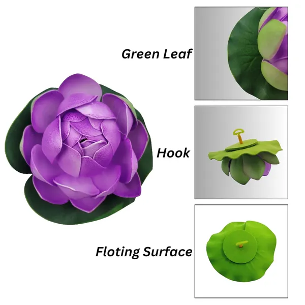 Multicolour_Artificial_Lotus_Flowers_For_Home_Decor_(Set_Of_4)_Mini_With_Lotus_Flowers_Realistic_Look_Durable_Material_Perfect_For_Fish_Tank_&_Pond