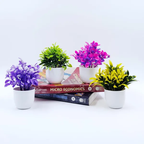 Multicolour_Artificial_Plants_For_Home_Decor_(Set_Of_4)_Mini_Pot_With_Faux_Plants_Realistic_Look_Durable_Material_Perfect_For_Office_Table_Decoration_And_Showcasing