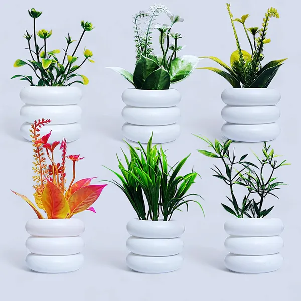 Multicolour_Artificial_Plant_Decor_Flower_Pots_Decoration_Elevate_Spaces_With_Charming_Home_Decor_Items_And_Faux_Floral_Elegance_Perfect_For_Home_Office_Plastic