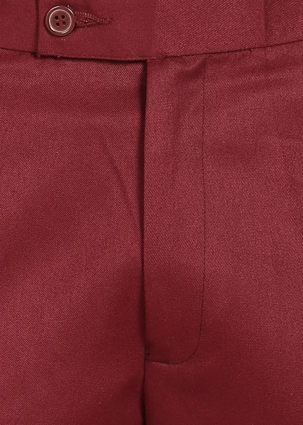Maroon_Viscose_Rayon_Solid_Formal_Trouser_For_Men