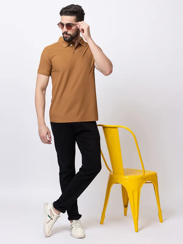 Camel_Classic_Solid_Polo_Shirt