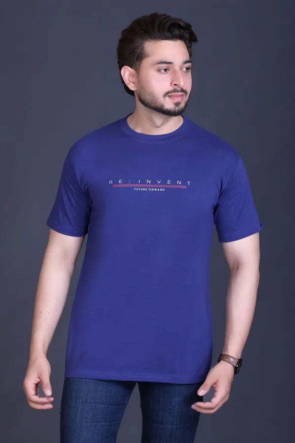 Denim_Blue_Classic_Round_Neck_Printed_Tee