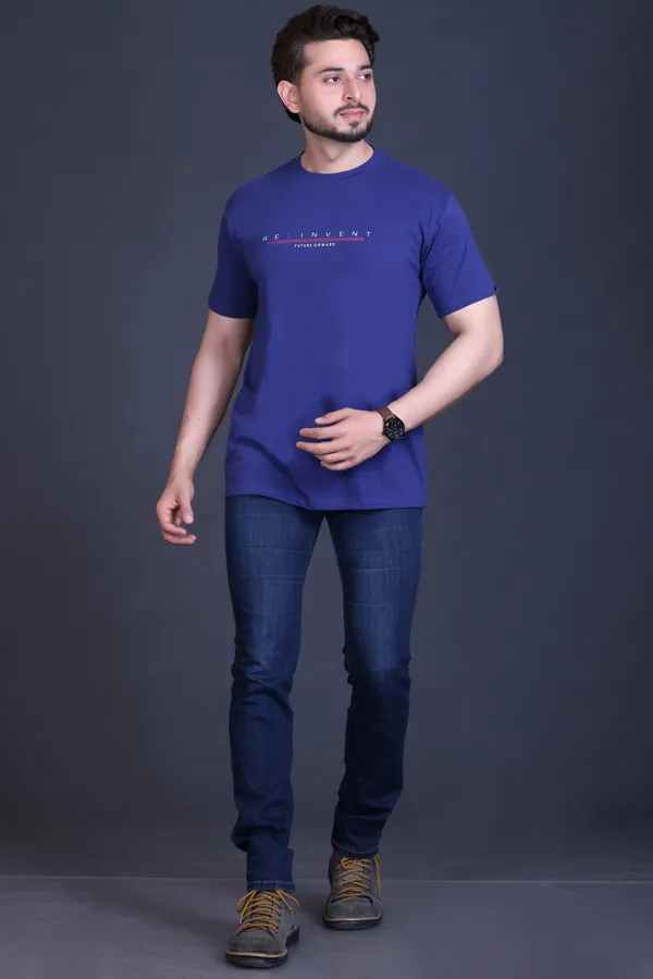 Denim_Blue_Classic_Round_Neck_Printed_Tee