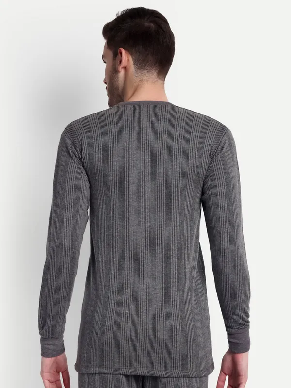 Charcoal_Round_Neck_Thermal_Top