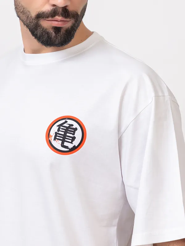 White_Dragonball_Z:_Goku_&_Shenron_T-shirt
