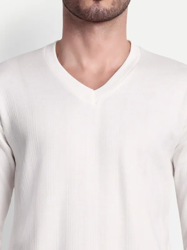 Off-White_V-Neck_Thermal_Set_(Top_&_Bottom)