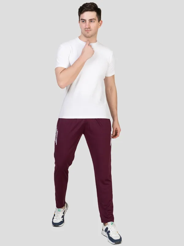 Wine_Premium_Lycra_Joggers