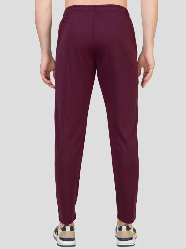 Wine_Premium_Lycra_Joggers