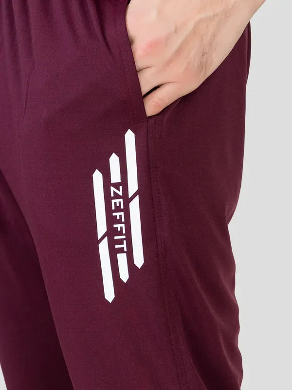 Wine_Premium_Lycra_Joggers