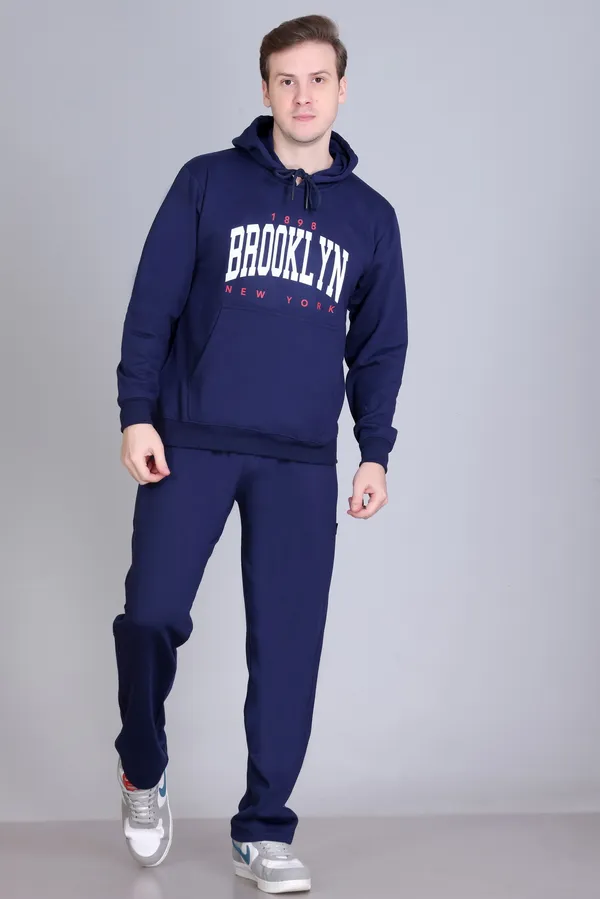 Navy_Blue_Regular_Fit_Printed_Hoodie_For_Men
