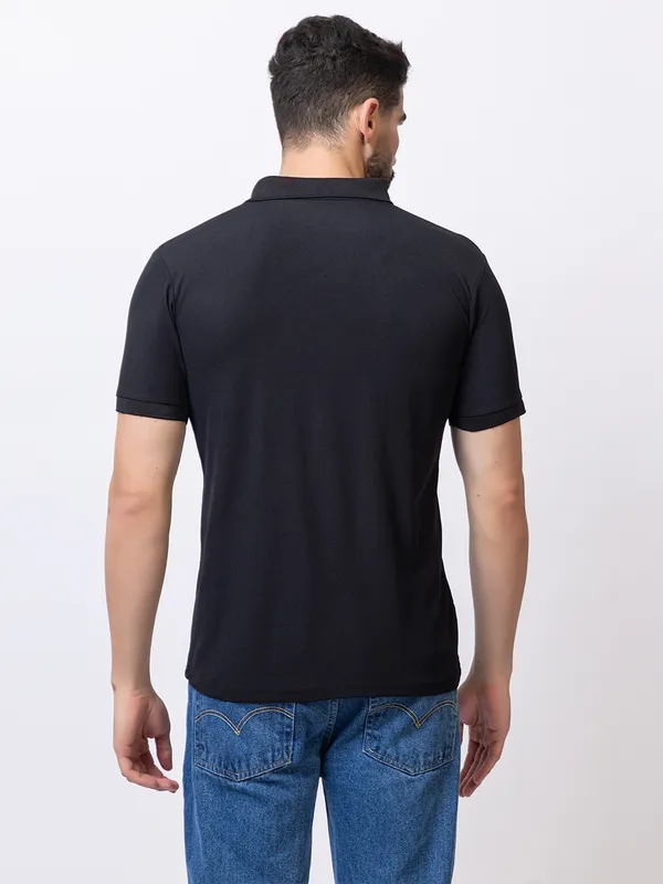 Black_Classic_Fit_Printed_Polo_Shirt