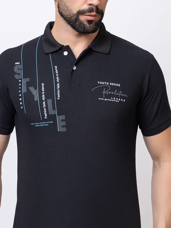Black_Classic_Fit_Printed_Polo_Shirt