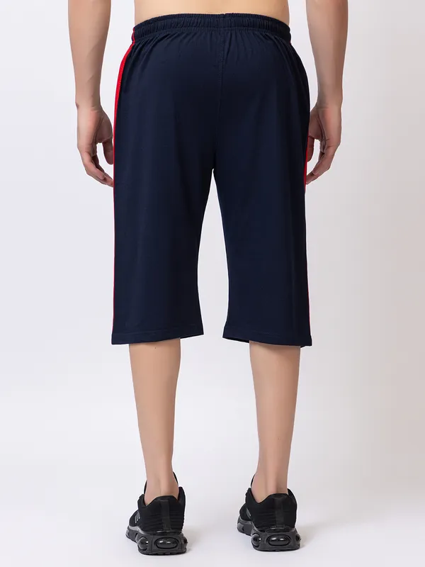 Navy_Blue_Cotton_Blend_Three-Fourths