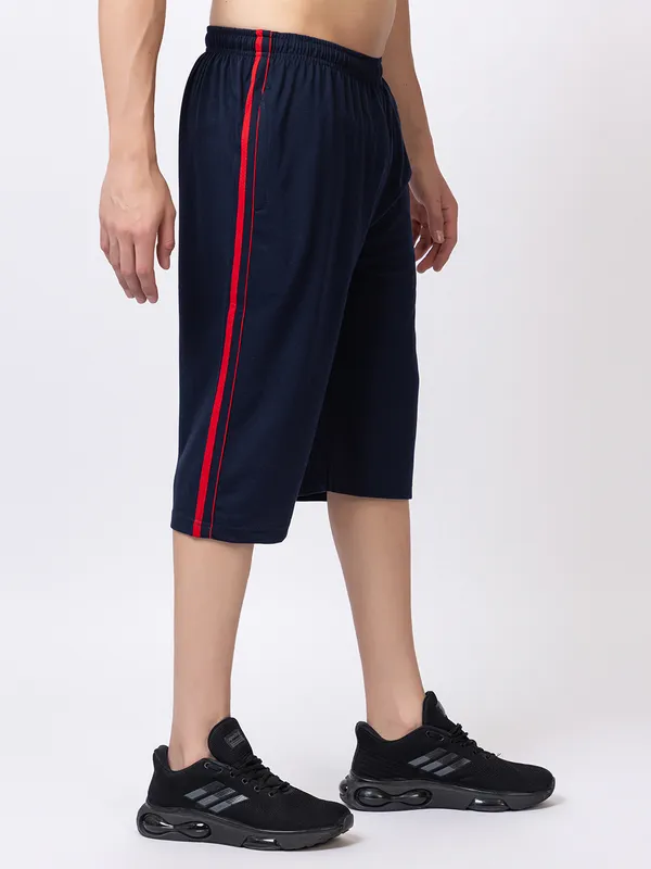 Navy_Blue_Cotton_Blend_Three-Fourths