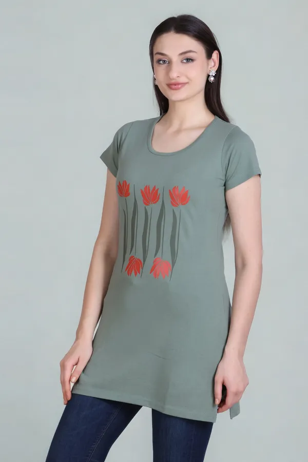 Ladies_Printed_Long_Top
