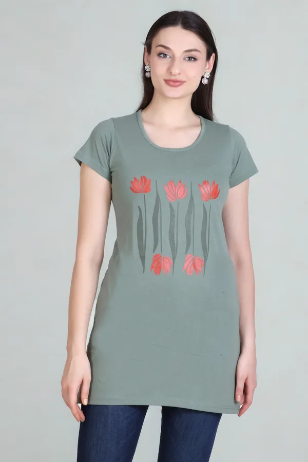 Ladies_Printed_Long_Top