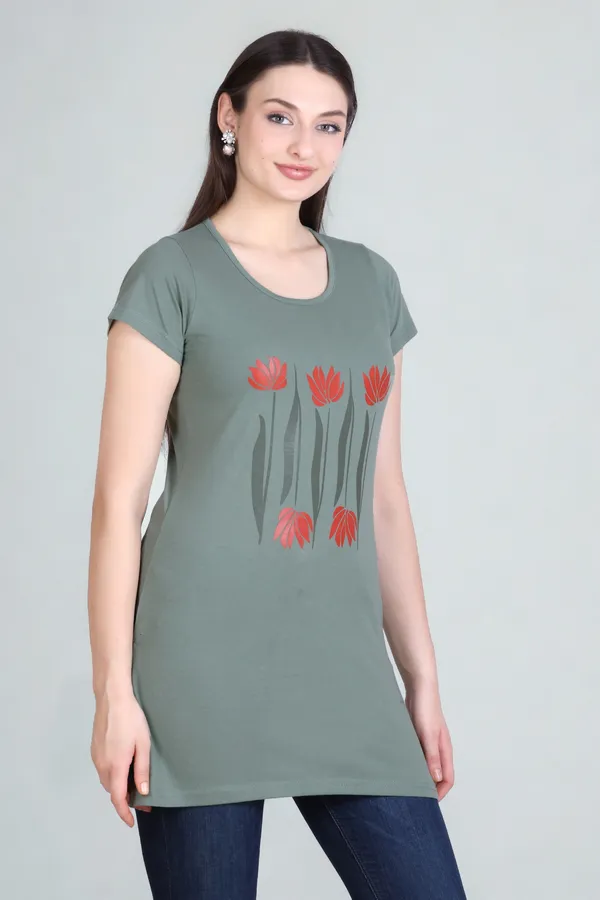 Ladies_Printed_Long_Top