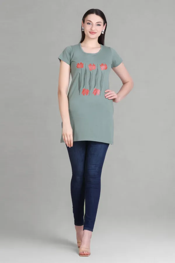 Ladies_Printed_Long_Top