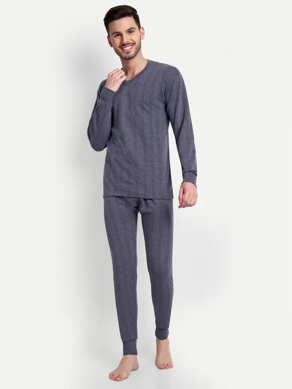 Navy_Blue_V-Neck_Thermal_Set_(Top_&_Bottom)