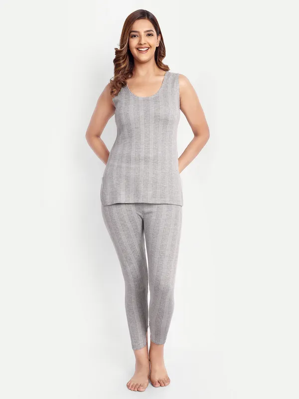 Grey_Cotton_Blend_Sleeveless_Thermal_Top_For_Women