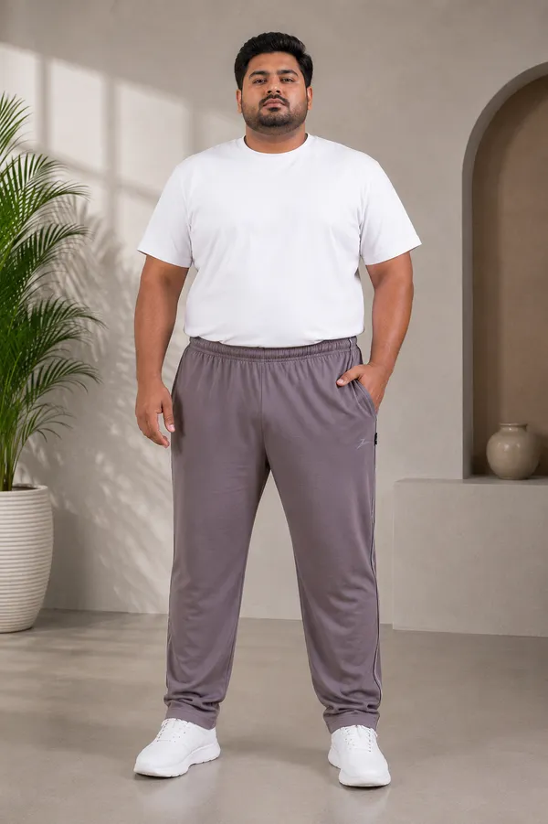 Cement_Men's_Plus_Size_Solid_Trackpants_|_Relaxed_Fit_|_Sizes_2XL-5XL