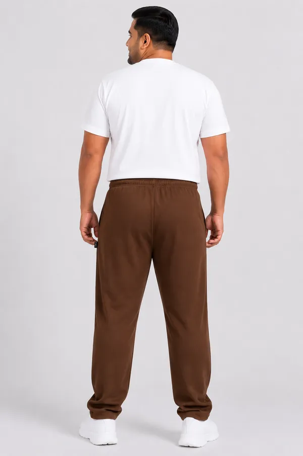 Coffee_Men's_Plus_Size_Solid_Trackpants_|_Relaxed_Fit_|_Sizes_2XL-5XL