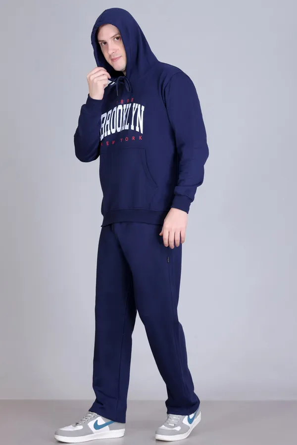 Navy_Blue_Regular_Fit_Printed_Hoodie_For_Men