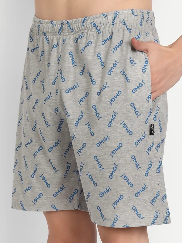 Grey_Cotton_Blend_Printed_Shorts