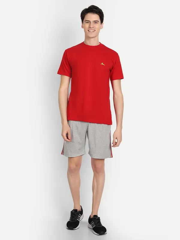 Grey_Cotton_Blend_Shorts