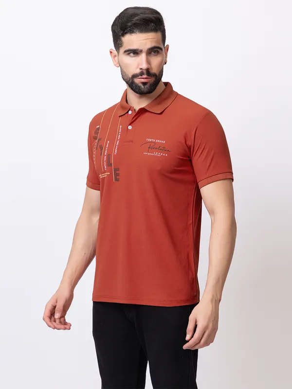 Rust_Classic_Fit_Printed_Polo_Shirt