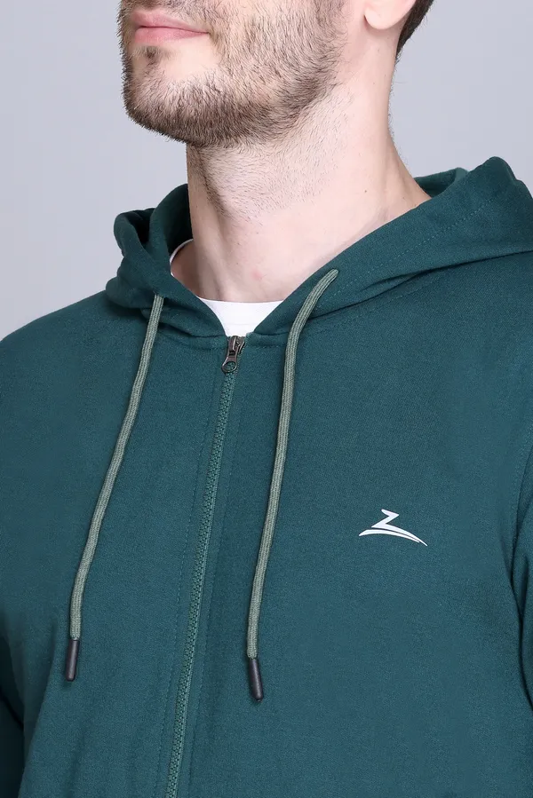 Bottle_Green_Regular_Fit_Zip-Through_Hoodie