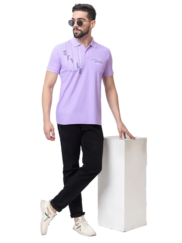 Lavender_Classic_Fit_Printed_Polo_Shirt