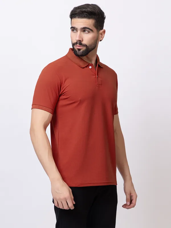 Rust_Classic_Solid_Polo_Shirt
