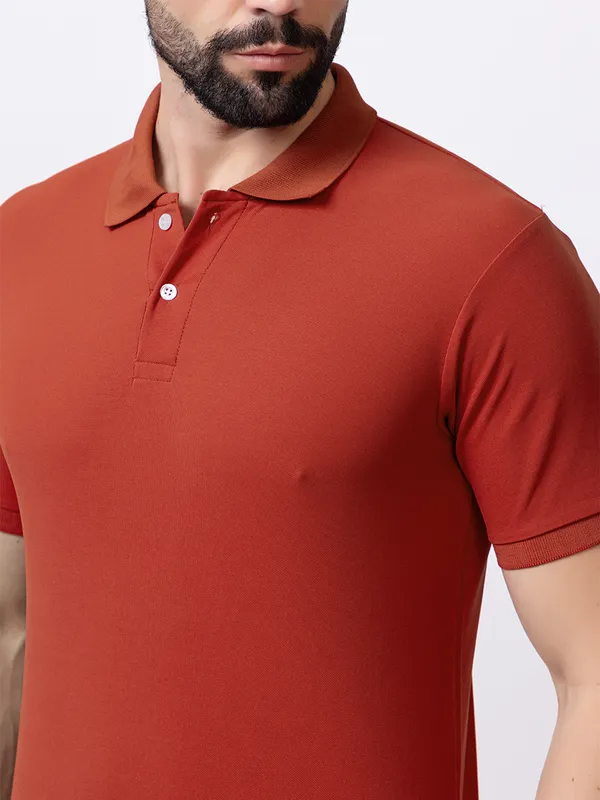 Rust_Classic_Solid_Polo_Shirt