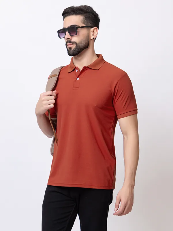 Rust_Classic_Solid_Polo_Shirt