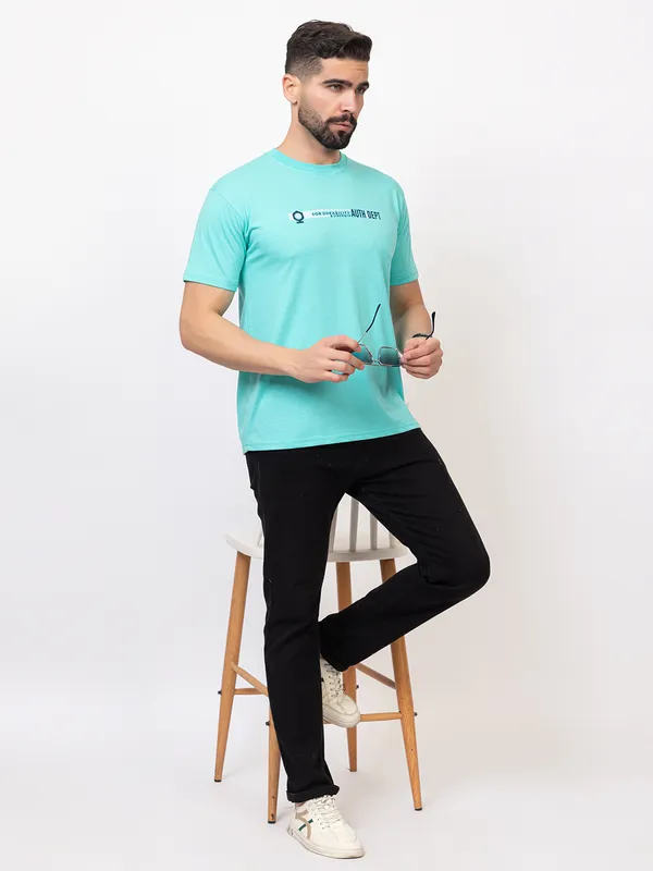 Sea_Green_Classic_Round_Neck_Printed_Tee