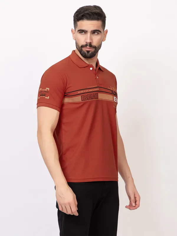 Rust_Graphic_Print_Polo_Shirt