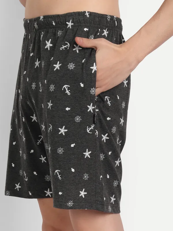 Charcoal_Cotton_Blend_Printed_Shorts