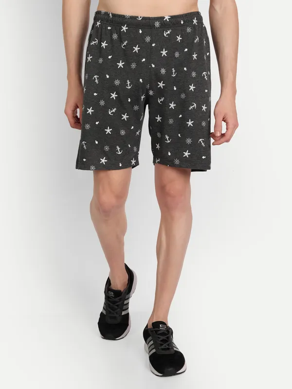 Charcoal_Cotton_Blend_Printed_Shorts