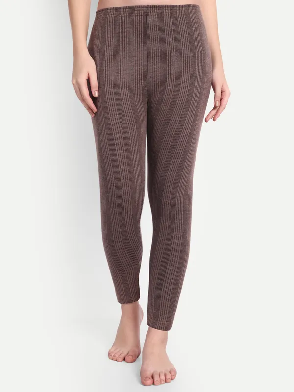 Coffee_Cotton_Blend_Thermal_Bottom_For_Women