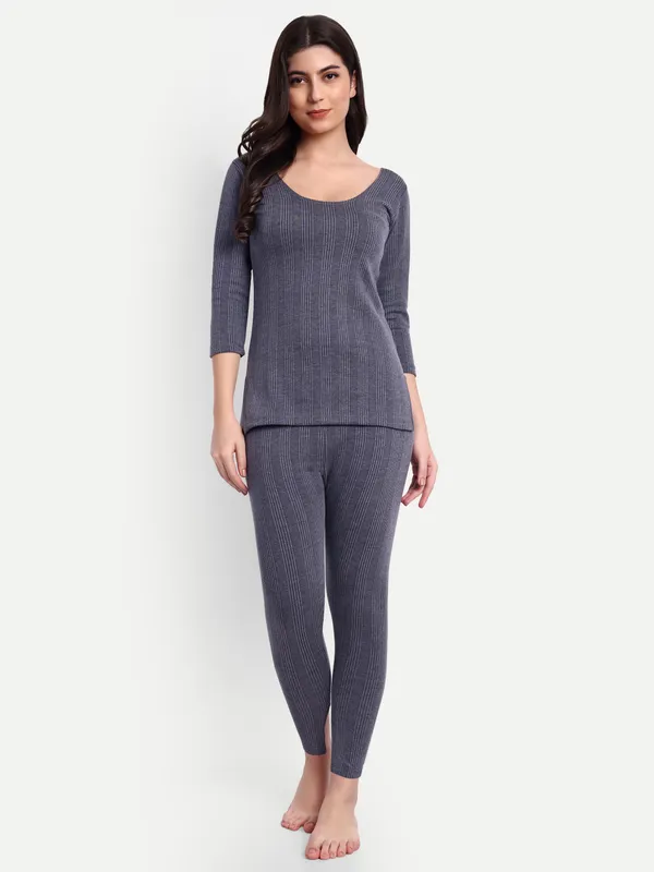 Navy_Blue_Cotton_Blend_Thermal_Bottom_For_Women