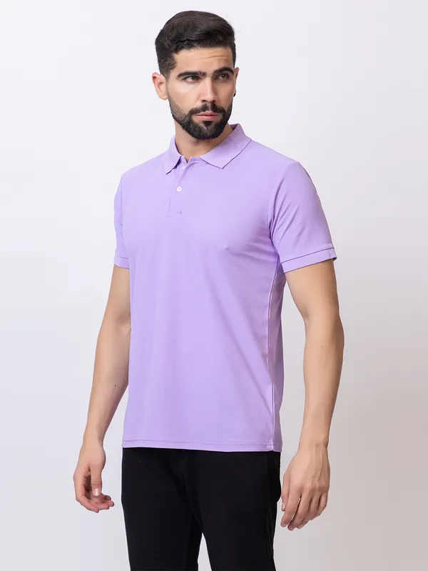 Lavender_Classic_Solid_Polo_Shirt