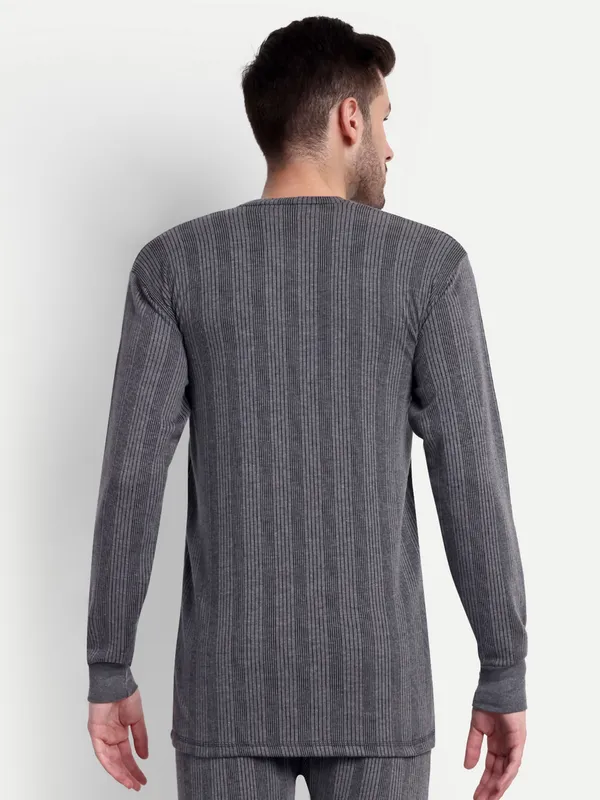 Charcoal_V-Neck_Thermal_Top
