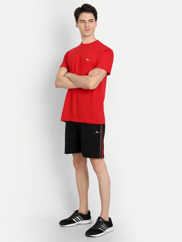 Black_Cotton_Blend_Shorts